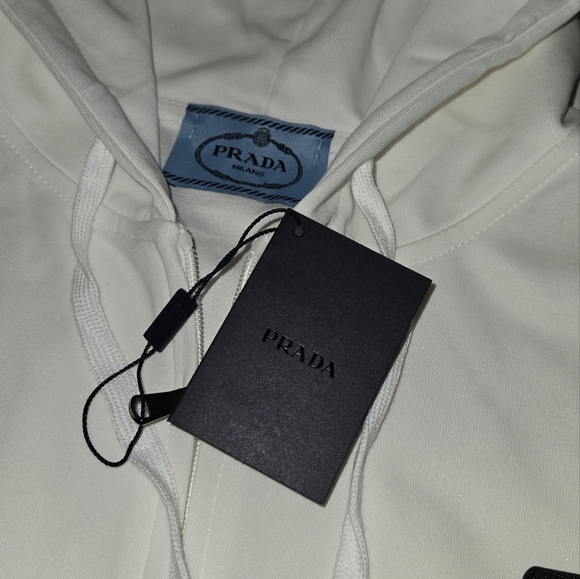 2XL white prada hoodie - Picture 3 of 4